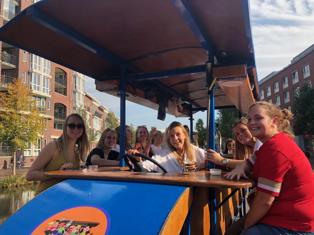 Beer bike vs boat tour comparison